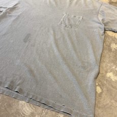 画像6: 80's GREEN COLOR CRASH DAMAGE S/S TEE / Mens L (6)