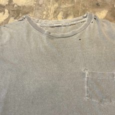 画像10: 80's GREEN COLOR CRASH DAMAGE S/S TEE / Mens L (10)