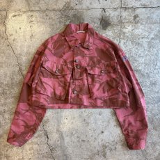 画像1: EURO MILITARY COLOR SHORT DESIGN DESERT CAMO LIGHT JACKET / Ladies L (1)