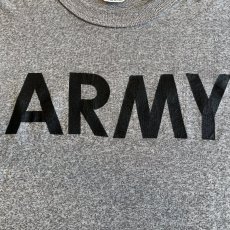 画像9: 80's【CHAMPION】FRONT "ARMY" LOGO PRINTED MARBLING PATTERN DESIGN S/S TEE / Ladies M / MADE IN USA (9)