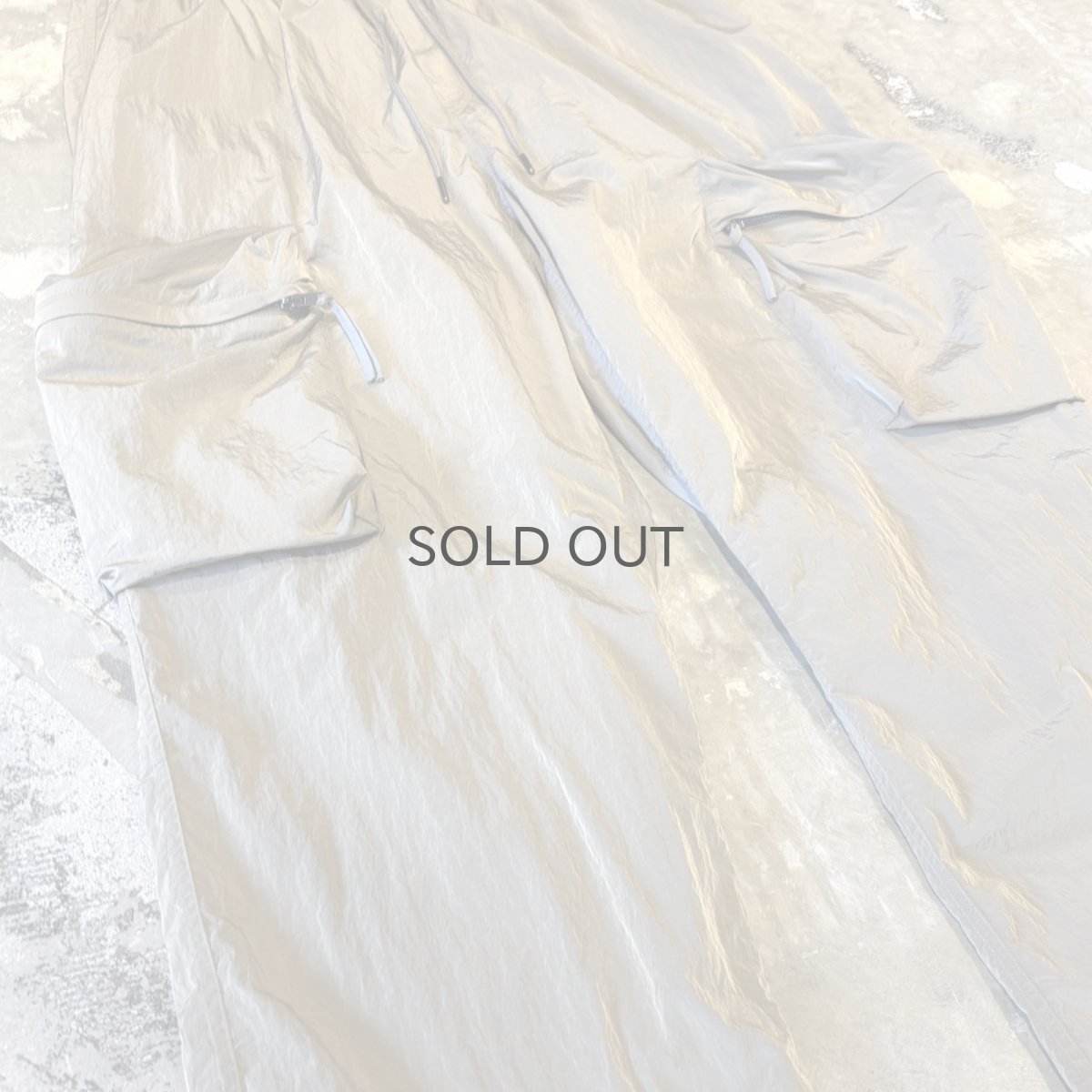 画像5: BEIGE COLOR CARGO STYLE STRAIGHT PANTS / FREE (5)