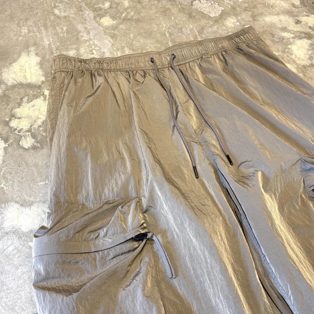 画像3: BEIGE COLOR CARGO STYLE STRAIGHT PANTS / FREE (3)