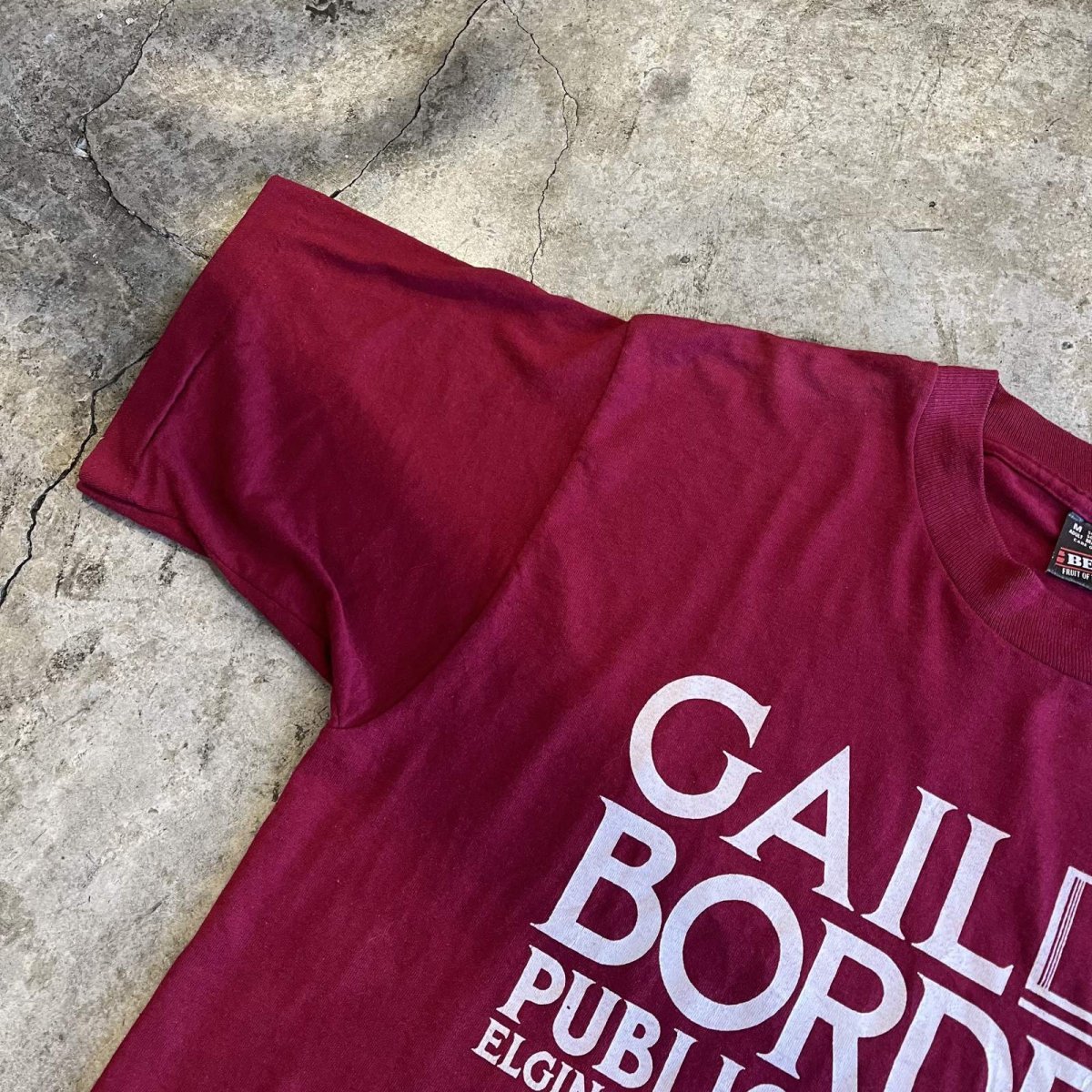 画像9: "GAIL BORDEN" LIBRARY LOGO PRINTED DESIGN COLOR TEE / Ladies M (9)