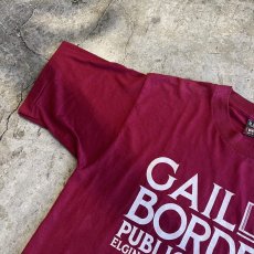 画像9: "GAIL BORDEN" LIBRARY LOGO PRINTED DESIGN COLOR TEE / Ladies M (9)