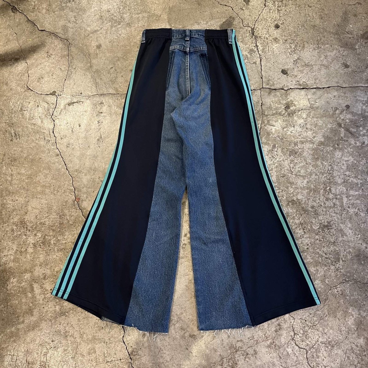 画像2: 【Wiz&Witch】"UNITED" SPORTY DENIM PANTS / OS (2)