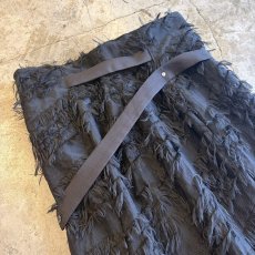 画像3: POINT SHAGGY 4 SLIT DESIGN BELT LOOP  SKIRT / W29 (3)
