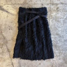画像1: POINT SHAGGY 4 SLIT DESIGN BELT LOOP  SKIRT / W29 (1)