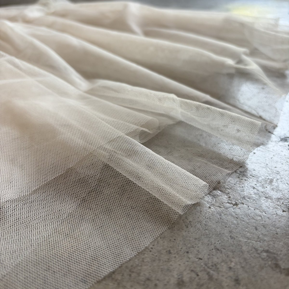 画像11: DESIGN WHITE COLOR TULLE CAMISOLE / Ladies M (11)