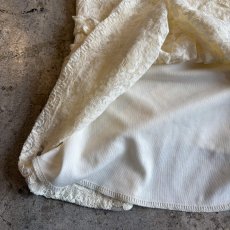 画像7: ALL OVER LACE PATTERN POINT FRILL DESIGN CAMISOLE / Ladies L(M)  (7)