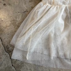 画像5: DESIGN WHITE COLOR TULLE CAMISOLE / Ladies M (5)