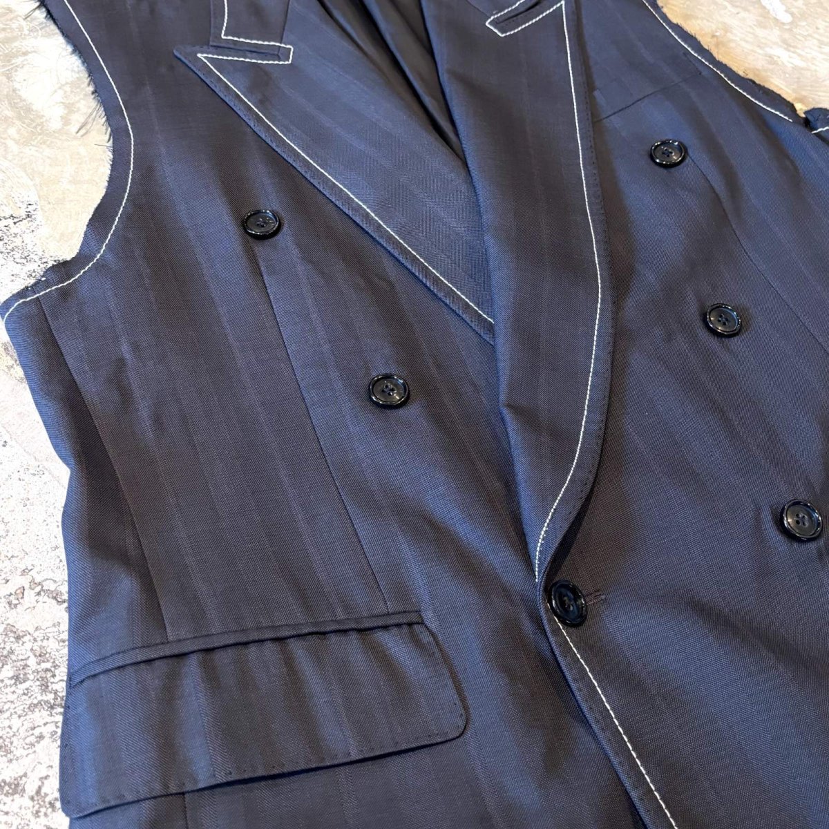 画像5: 【Wiz&Witch】"OUT STITCH" DOUBLE TAYLOR VEST / OS (5)