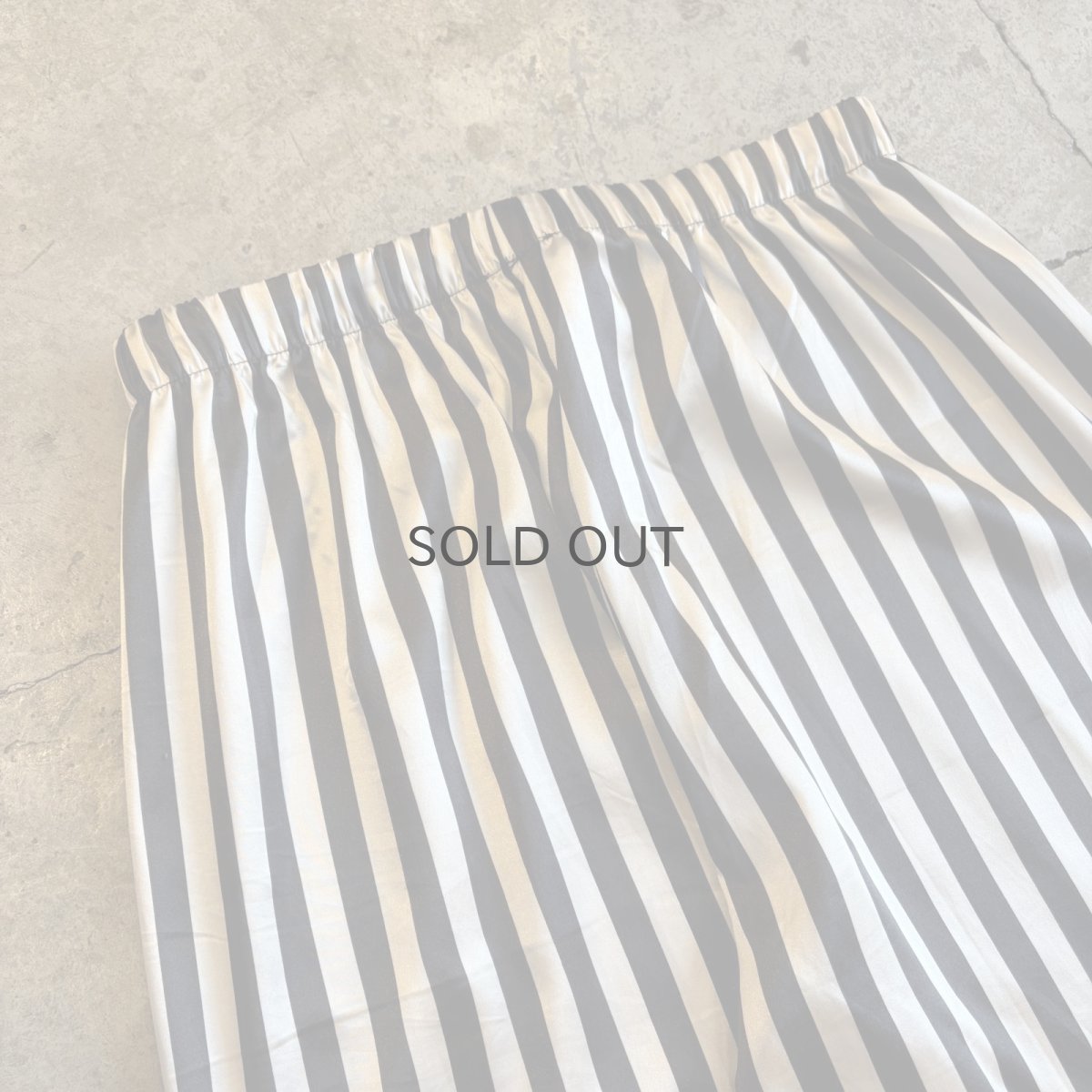 画像8: MONOCHROME COLOR STRIPE PATTERN DESIGN PANTS / FREE~W39 (8)