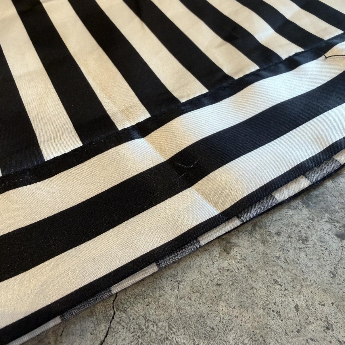 画像9: MONOCHROME COLOR STRIPE PATTERN DESIGN PANTS / FREE~W39 (9)