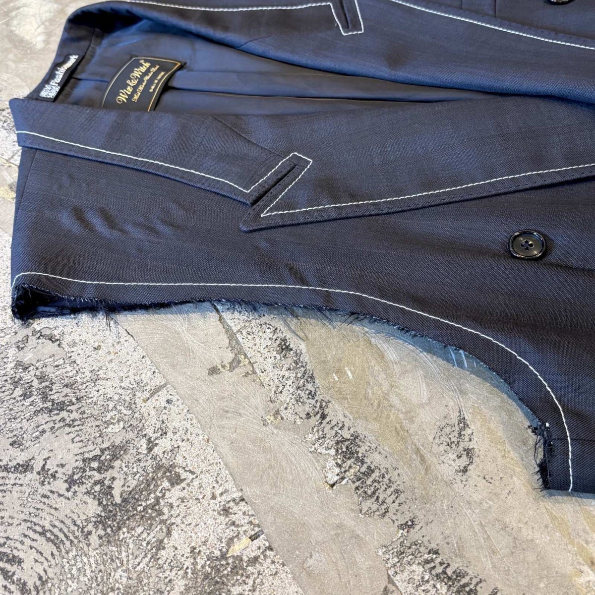 画像7: 【Wiz&Witch】"OUT STITCH" DOUBLE TAYLOR VEST / OS (7)