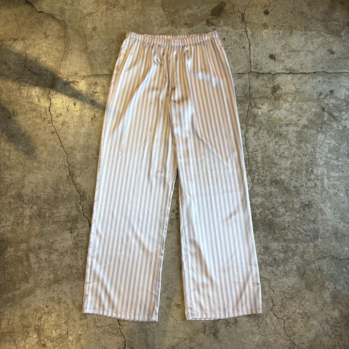 画像1: LUSTER PAIL COLOR STRIPE DESIGN SLEEPING PANTS / W26~W38 (1)