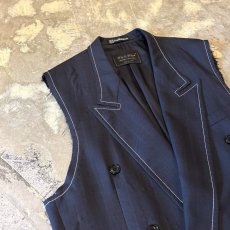 画像3: 【Wiz&Witch】"OUT STITCH" DOUBLE TAYLOR VEST / OS (3)