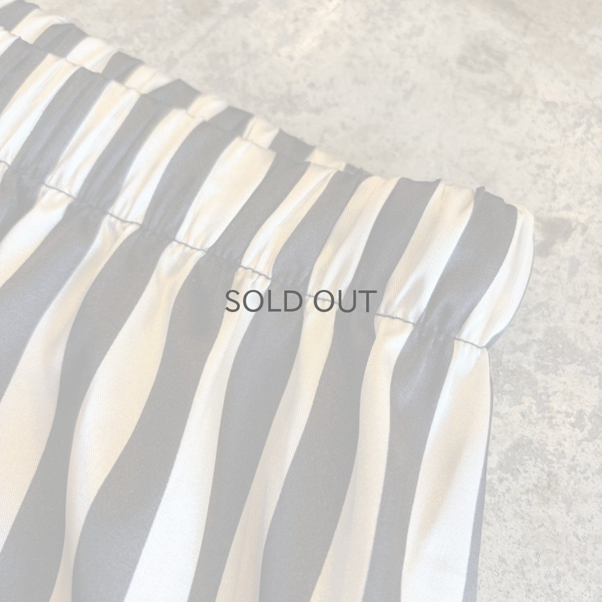 画像6: MONOCHROME COLOR STRIPE PATTERN DESIGN PANTS / FREE~W39 (6)