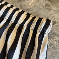 画像6: MONOCHROME COLOR STRIPE PATTERN DESIGN PANTS / FREE~W39 (6)