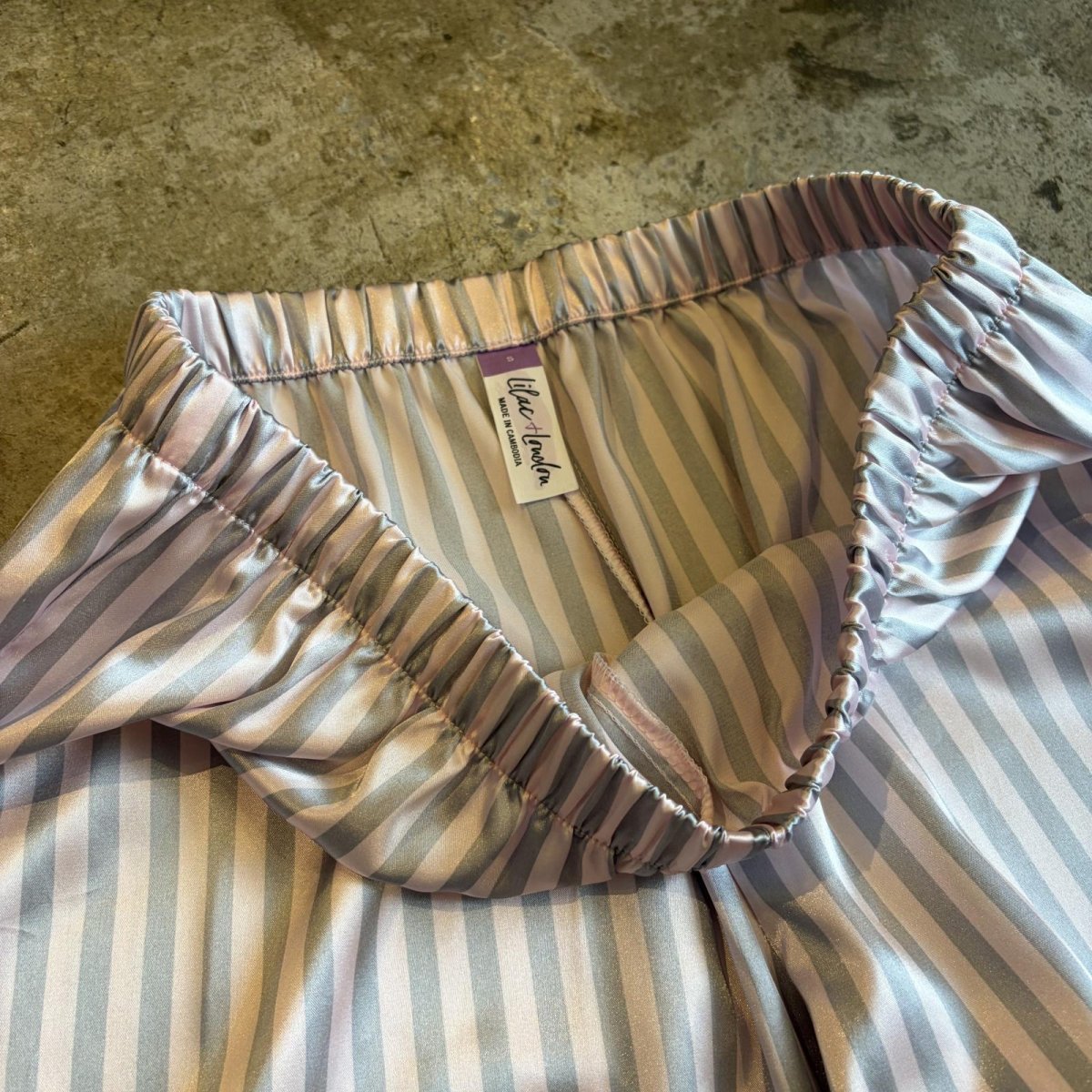画像7: LUSTER PAIL COLOR STRIPE DESIGN SLEEPING PANTS / W26~W38 (7)