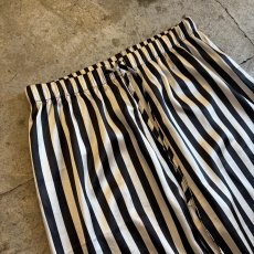 画像3: MONOCHROME COLOR STRIPE PATTERN DESIGN PANTS / FREE~W39 (3)