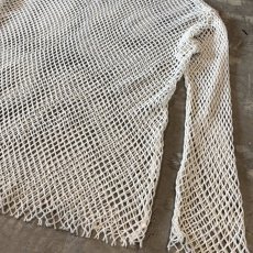 画像6: MONOTONE MESH DESGN L/S TOPS / Mens L (6)