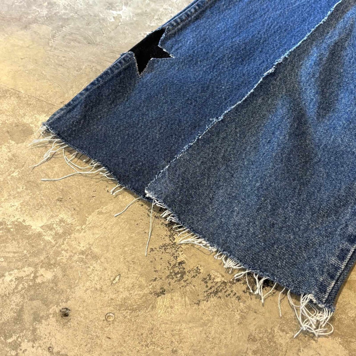 画像8: 【Wiz&Witch】"UNITED" SIDE STARS TWINS WIDE DENIM PANTS / W31 (8)