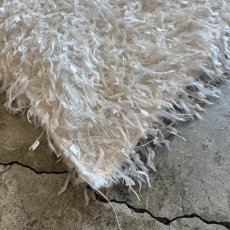 画像3: IVORY COLOR ALL OVER SHAGGY DESIGN VEST / Ladies M (3)