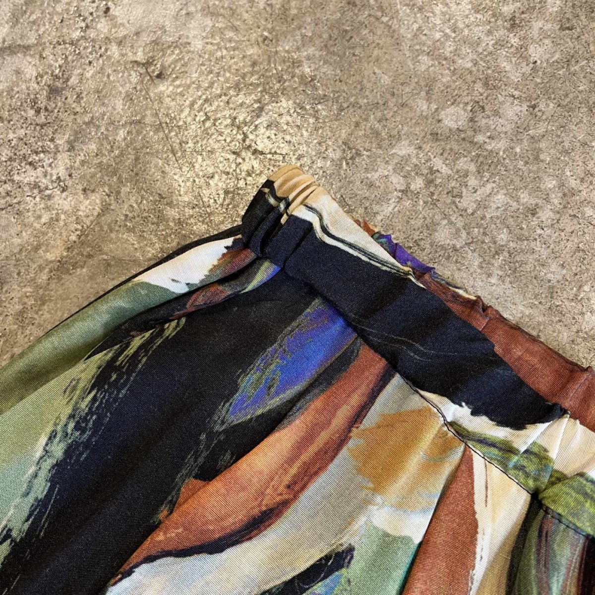 画像7: ALL OVER MIX COLOR ART PATTERN DESIGN PANTS / ~W33 (7)