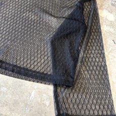 画像6: DIAMOND STITCH PATTERN BOAT NECK SHEER L/S TOPS / Mens L (6)