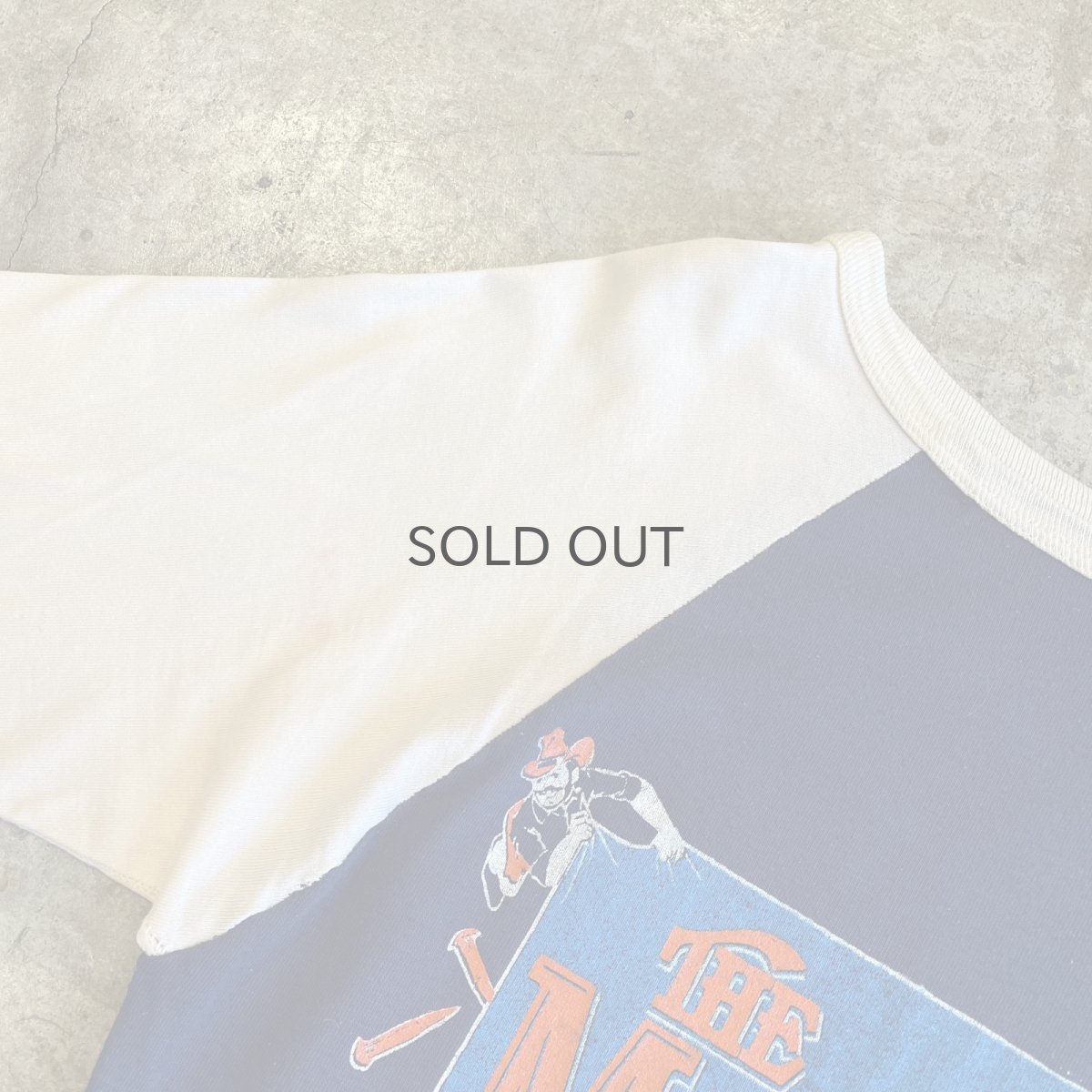 画像8: OLD BOTH SIDES PRINT DESIGN RAGLAN SLEEVE TOPS / Ladies M  (8)
