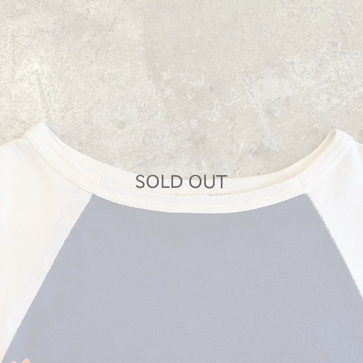 画像9: OLD BOTH SIDES PRINT DESIGN RAGLAN SLEEVE TOPS / Ladies M  (9)