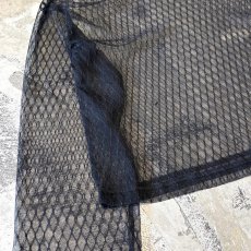 画像5: DIAMOND STITCH PATTERN BOAT NECK SHEER L/S TOPS / Mens L (5)