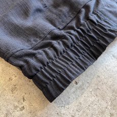 画像4: CHARCOAL GREY COLOR 2WAY DESIGN SHEER ZIP UP JACKET / Ladies L (4)