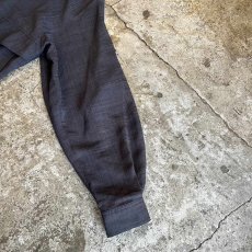 画像8: CHARCOAL GREY COLOR 2WAY DESIGN SHEER ZIP UP JACKET / Ladies L (8)