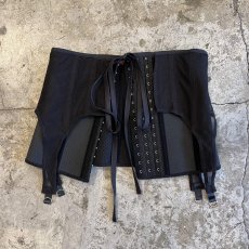 画像1: 【Wiz&Witch】"UNITED" VTG LACE MIX WRAP SKIRT / FREE (1)