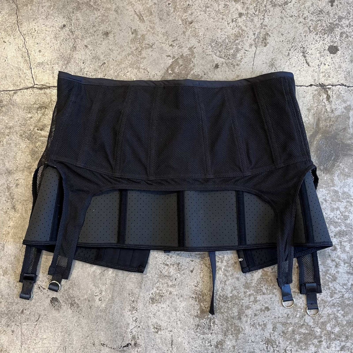 画像2: 【Wiz&Witch】"UNITED" VTG LACE MIX WRAP SKIRT / FREE (2)