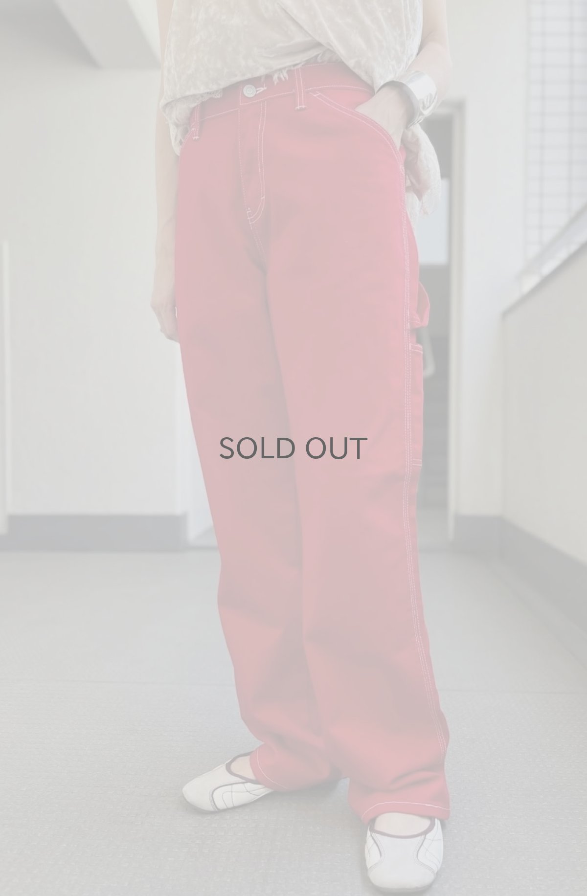 画像12: 【DICKIES】STITCH DESIGN COLOR PAINTER PANTS / W31(9/29)  (12)