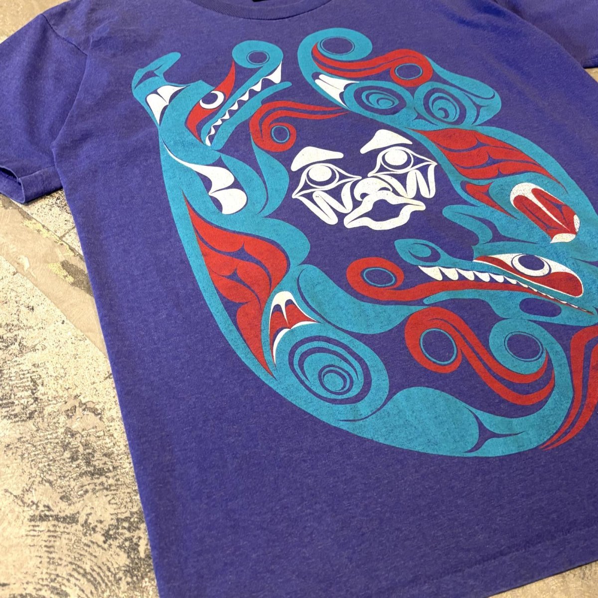 画像5: 90's FRONT ART GRAPHIC PRINTED S/S TEE / Mens L (5)