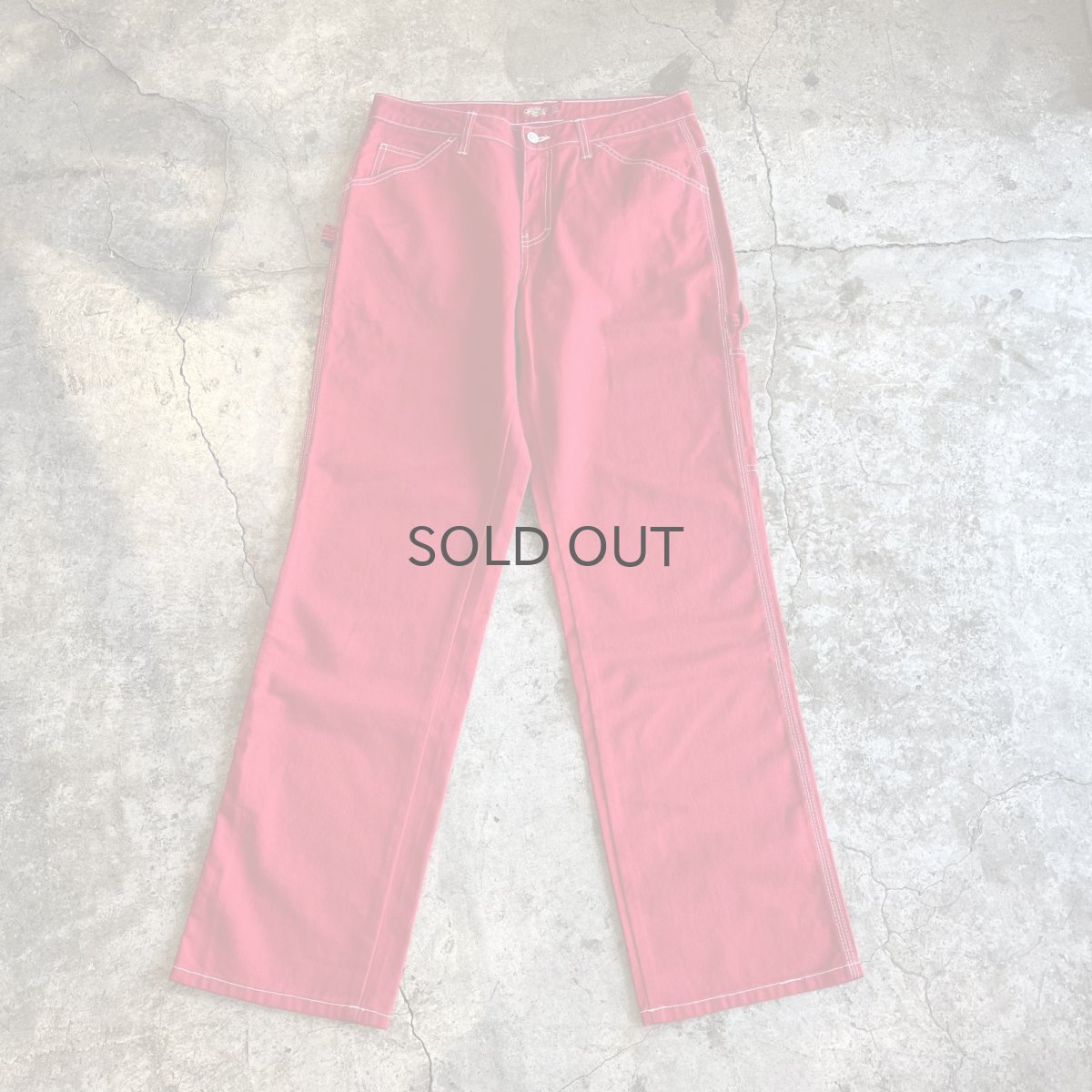 画像1: 【DICKIES】STITCH DESIGN COLOR PAINTER PANTS / W31(9/29)  (1)