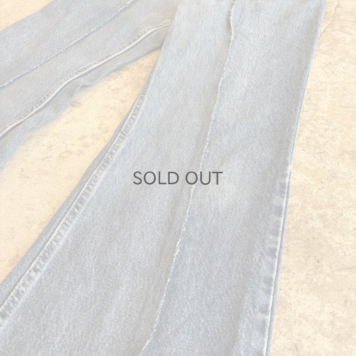 画像6: 【Wiz&Witch】"UNITED" TWINS WIDE DENIM PANTS / W29 (6)