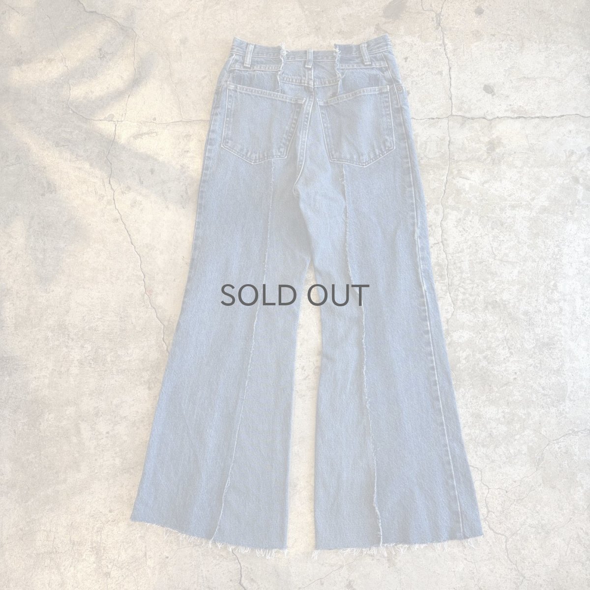 画像2: 【Wiz&Witch】"UNITED" TWINS WIDE DENIM PANTS / W29 (2)