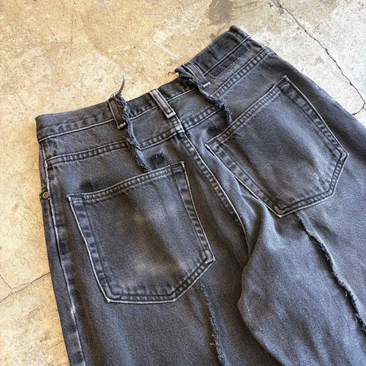 画像8: 【Wiz&Witch】 "TWINS" WIDE DENIM PANTS / W30 (8)