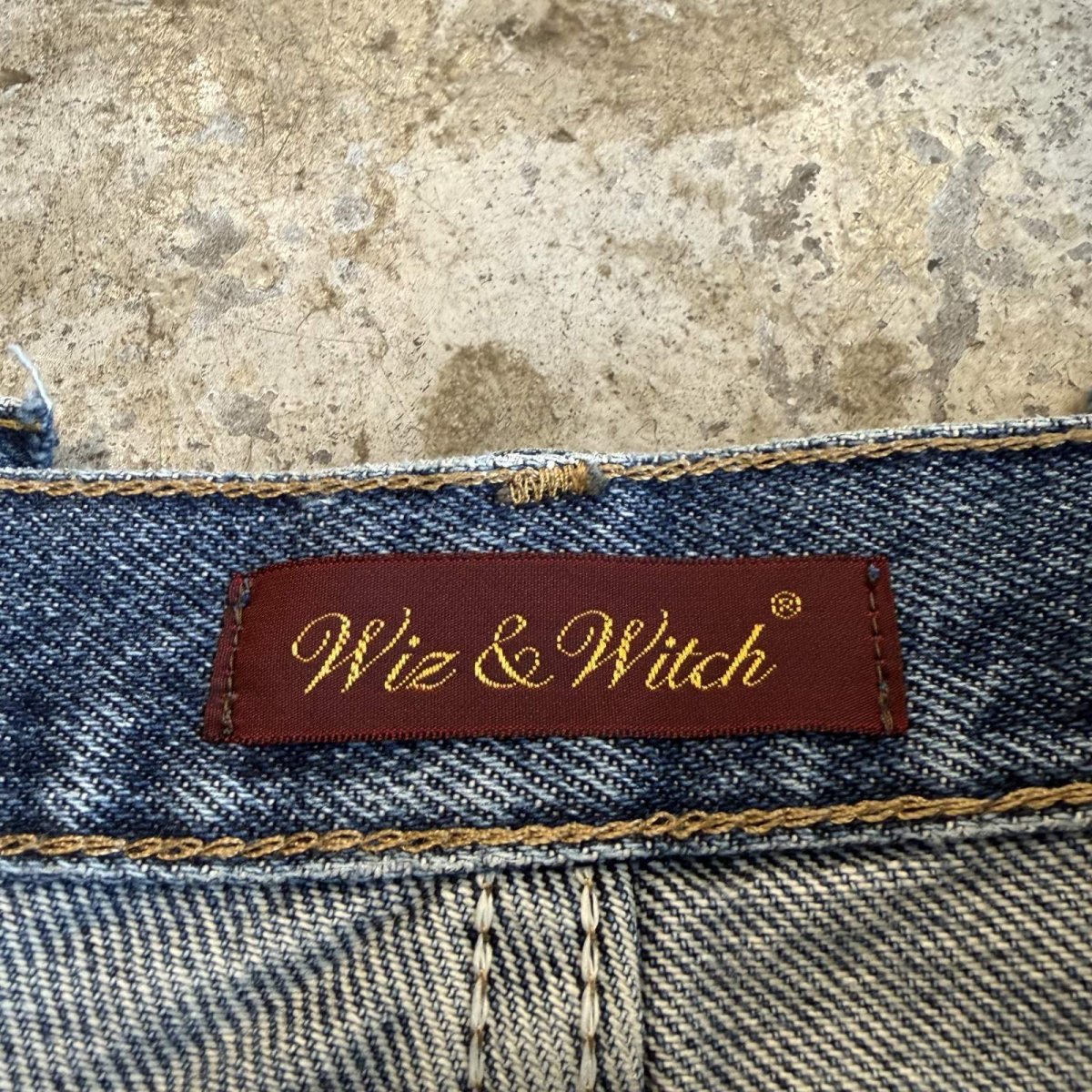 画像12: 【Wiz&Witch】"UNITED" TWINS WIDE DENIM PANTS / W29 (12)