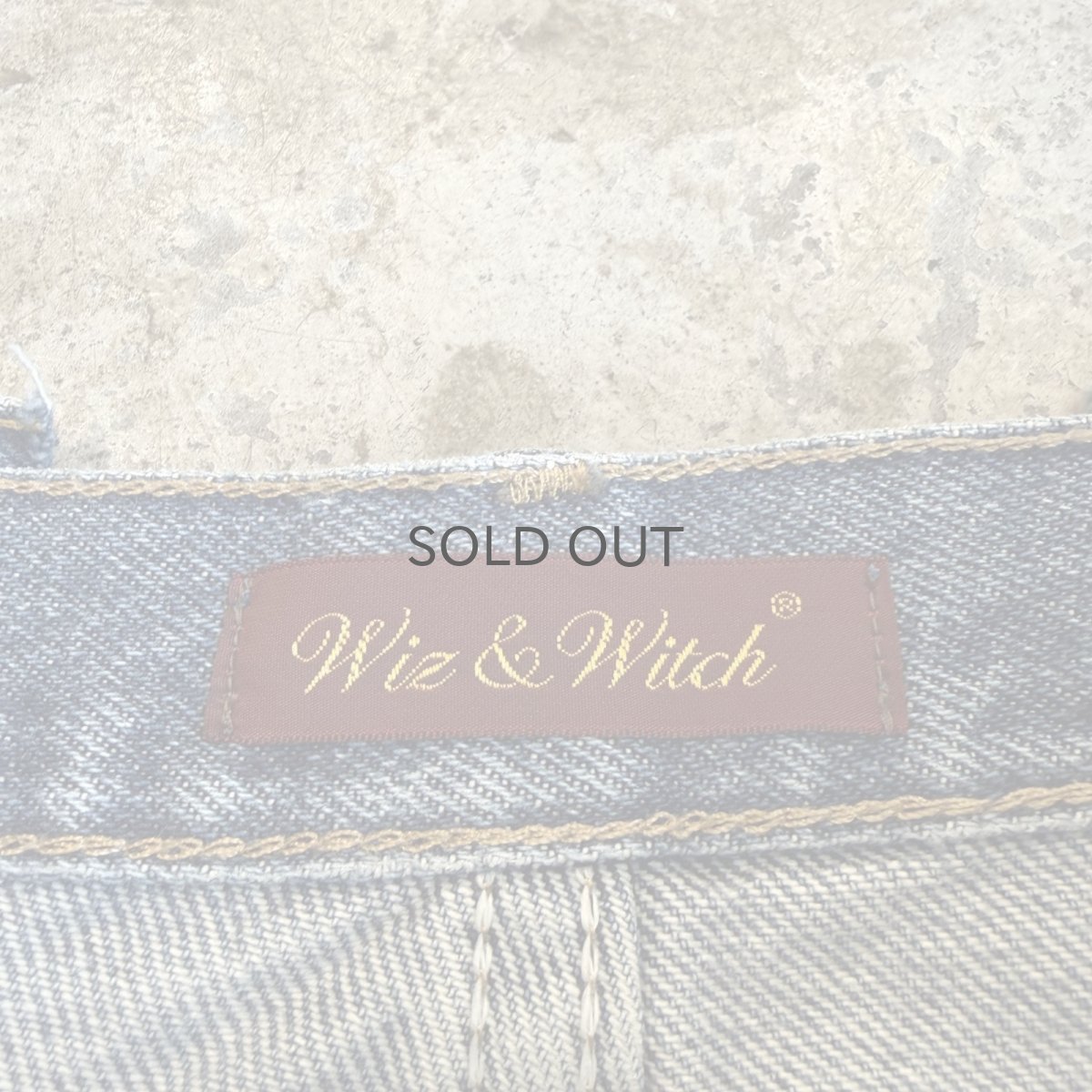 画像12: 【Wiz&Witch】"UNITED" TWINS WIDE DENIM PANTS / W29 (12)