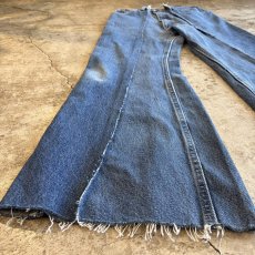 画像4: 【Wiz&Witch】"UNITED" TWINS WIDE DENIM PANTS / W29 (4)