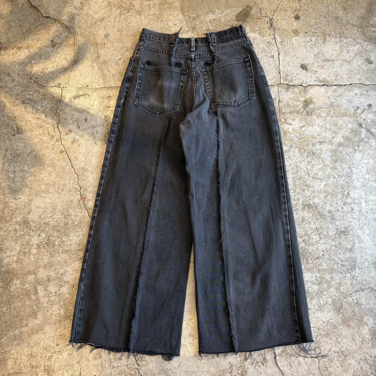 画像2: 【Wiz&Witch】 "TWINS" WIDE DENIM PANTS / W30 (2)