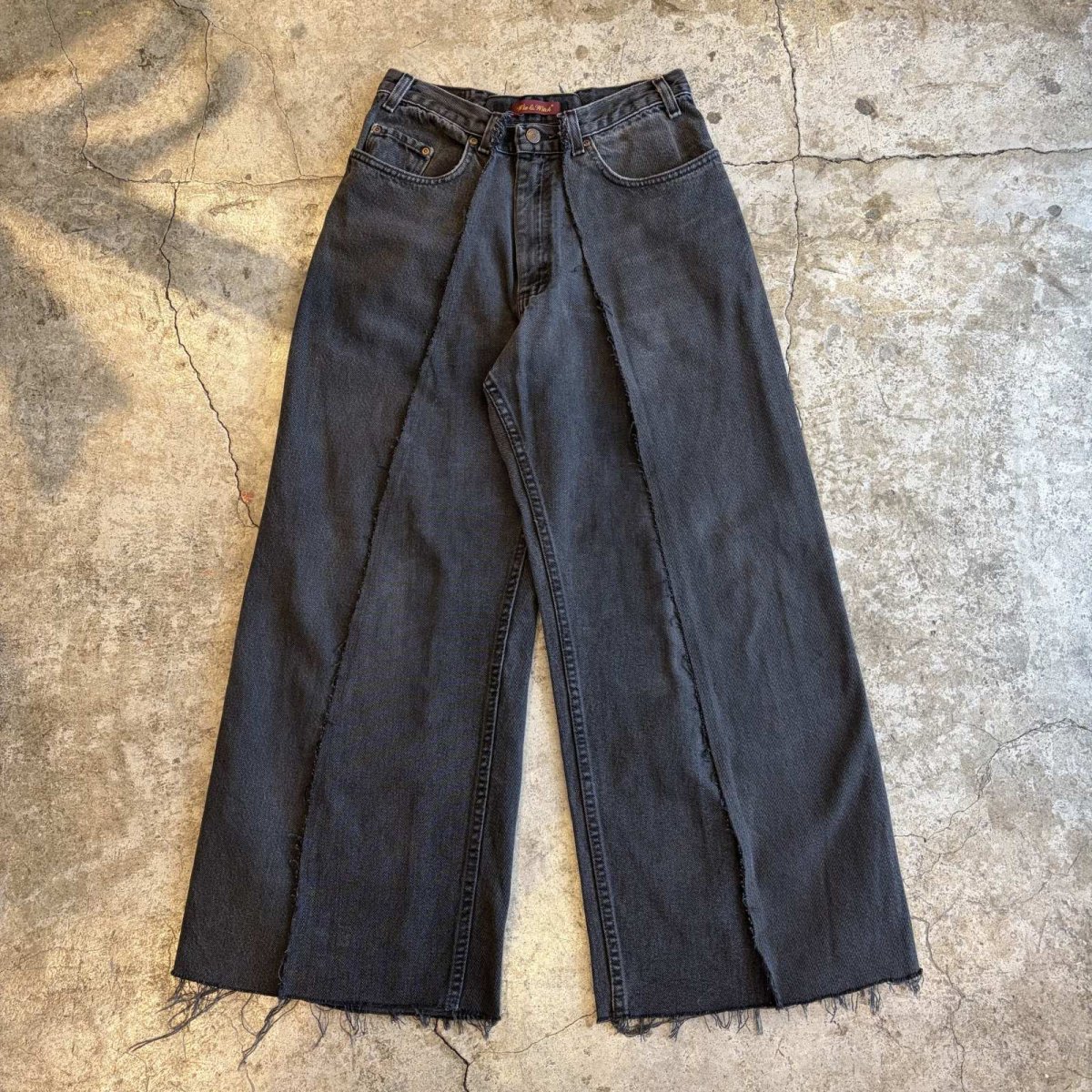 画像1: 【Wiz&Witch】 "TWINS" WIDE DENIM PANTS / W30 (1)