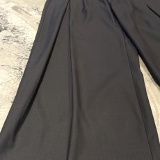 画像7: 【WONDERGROUND】WIDE SILHOUETTE BELTED SLACKS / GRAY / OS (7)