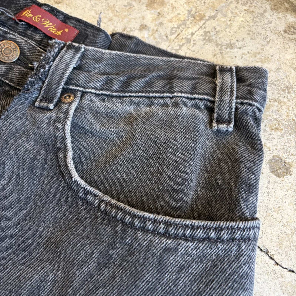 画像5: 【Wiz&Witch】 "TWINS" WIDE DENIM PANTS / W30 (5)