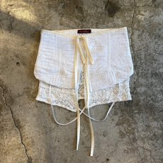 画像1: 【Wiz&Witch】"WANDERER" LACE MIX WRAP SKIRT / FREE (1)